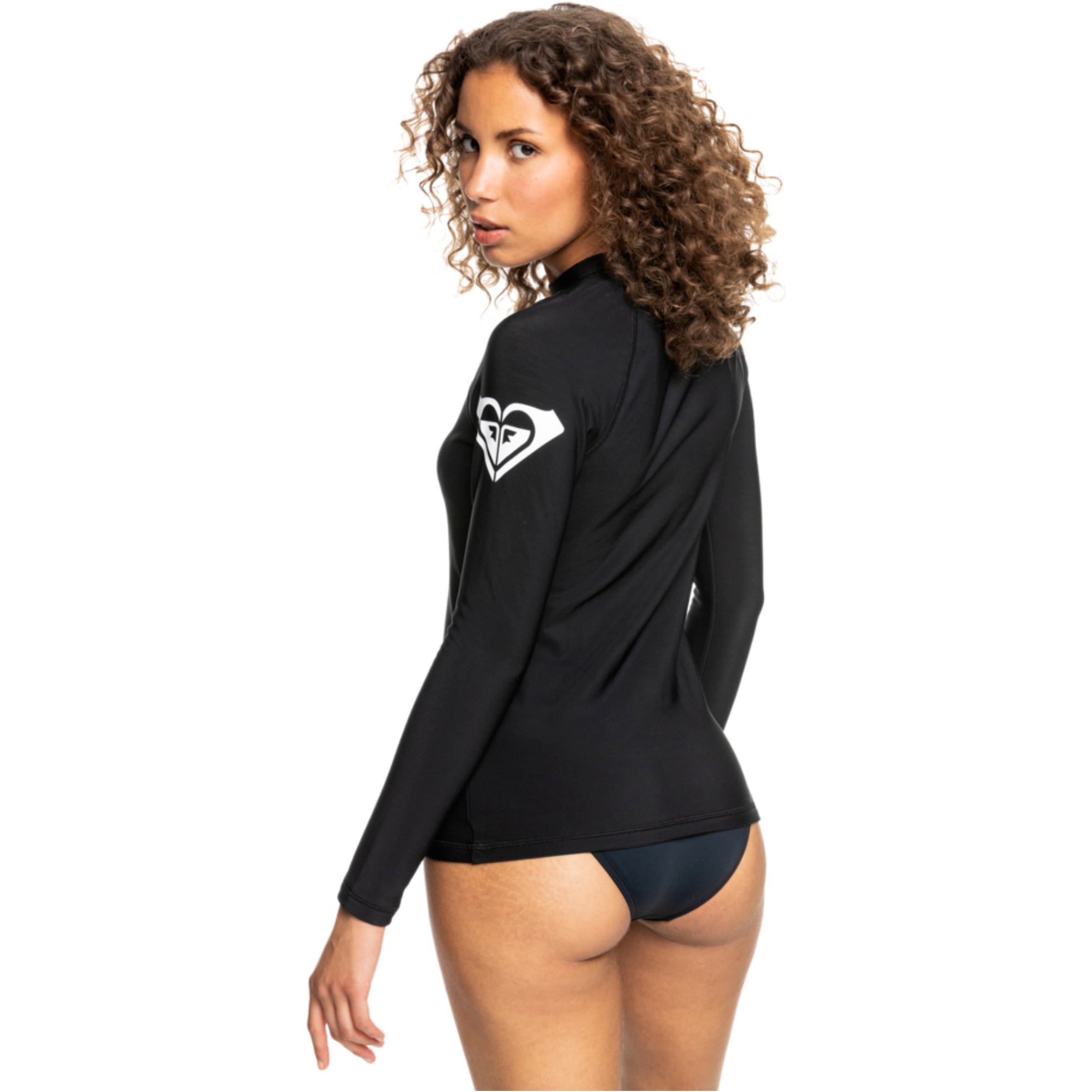 2025 Roxy Colete Térmico Feminino De Manga Comprida Em Lycra ERJWR03555 - Anthracite